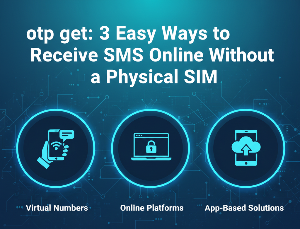 otp get: 3 Easy Ways to Receive SMS Online Without a Physical SIM.